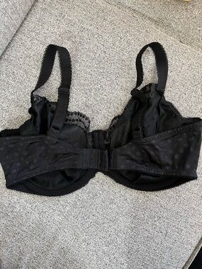 Wacoal Black Lace & Dot Underwire Bra